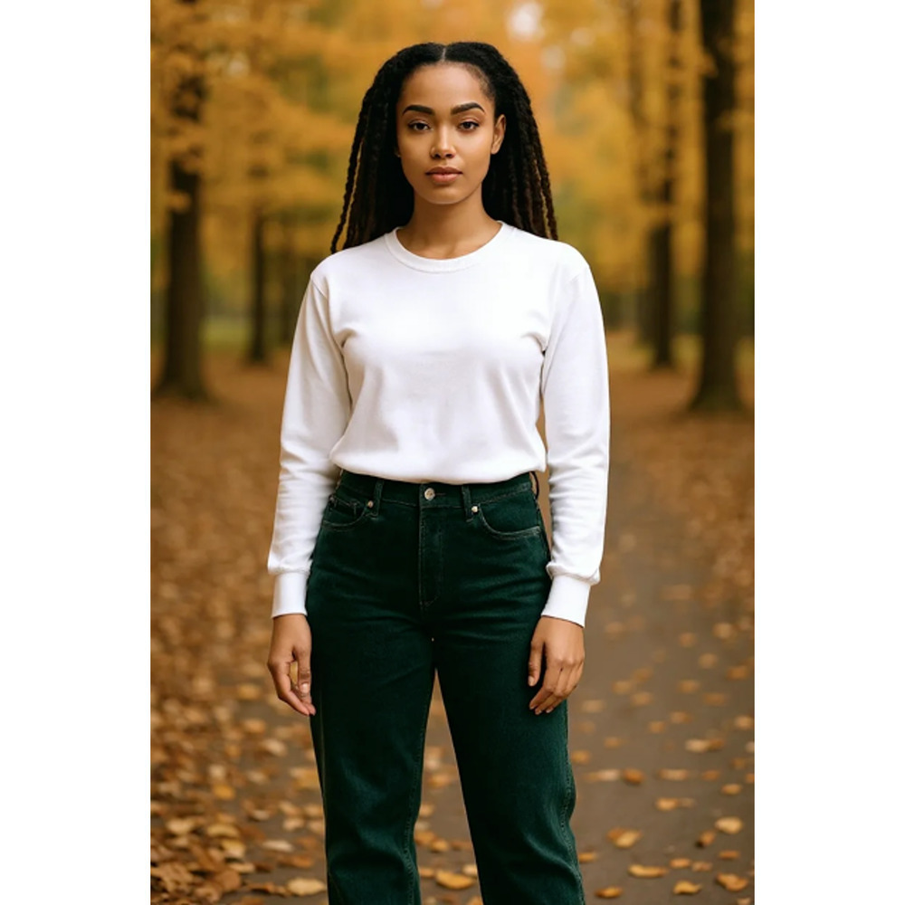 VERO MODA VMTessa HR Wide Leg Green Corduroy Pants Trousers 31/32